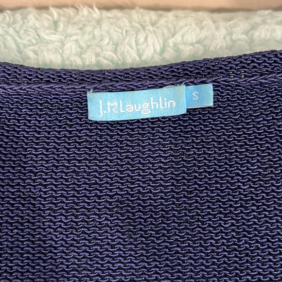 🔥J. McLaughlin Blue V-Neck Sweater🔥 - Picture 5 of 6